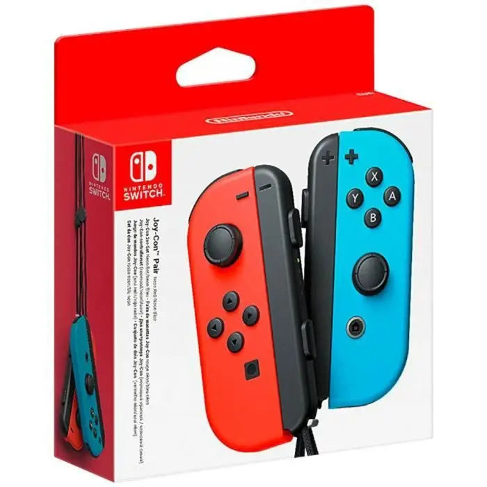 Nintendo Switch Ζεύγος χειριστηρίων Joy-Con - δεξί μπλε νέον/αριστερό κόκκινο νέον [βιντεοπαιχνίδι]