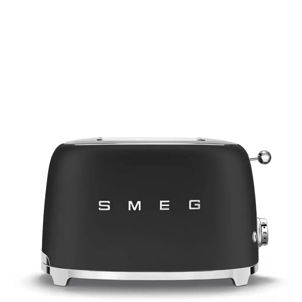 SMEG Φρυγανιέρα 50' Style 2x2 - Matt Black TSF01BLMEU