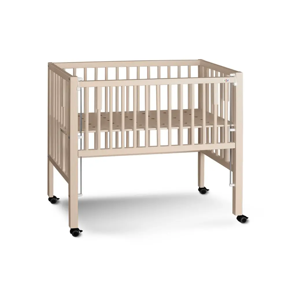 TiSsi® Maxi Πλαϊνό Κρεβάτι Box Spring - Οξιά Silk Beige 90x50 cm