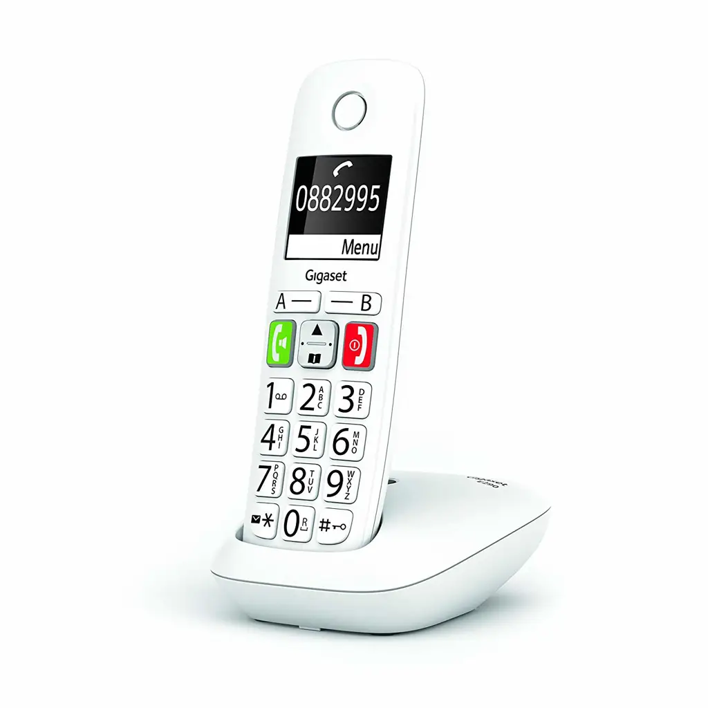 GIGASET ΑΣΥΡΜΑΤΟ ΤΗΛΕΦΩΝΟ E290 WHITE (S30852-H2901-D202)