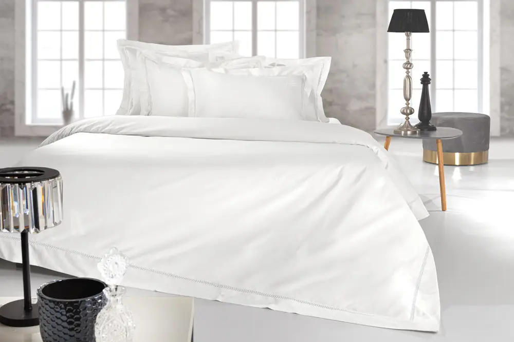 Guy Laroche Paris Σετ Σεντόνια Blend White 4τμχ - Cotton Sateen 300 κλωστών