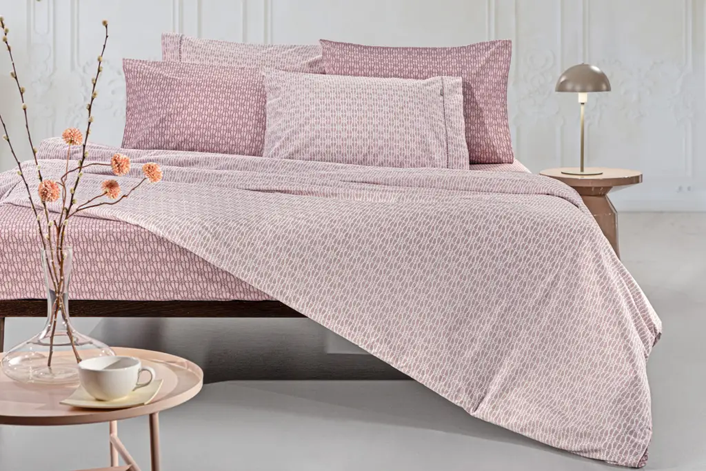Σετ Σεντόνια Sandy Old Pink - 4τμχ