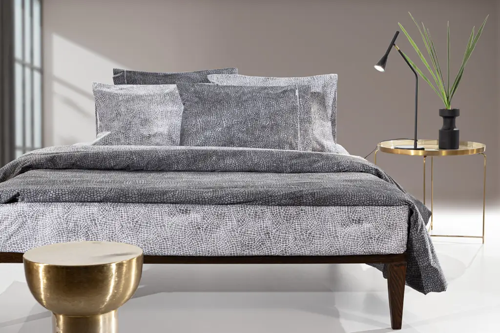 Σετ σεντόνια Safari Anthracite - 3 τμχ - 100% βαμβάκι