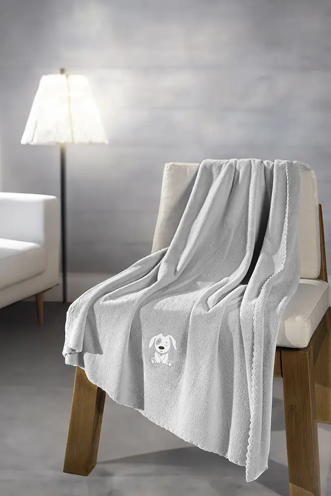 Guy Laroche Paris - Κουβέρτα κούνιας - Puppy Silver