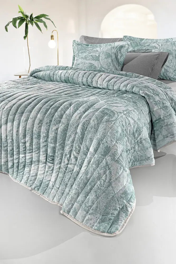 Drama Mint - Κουβερλί 100% microsuede
