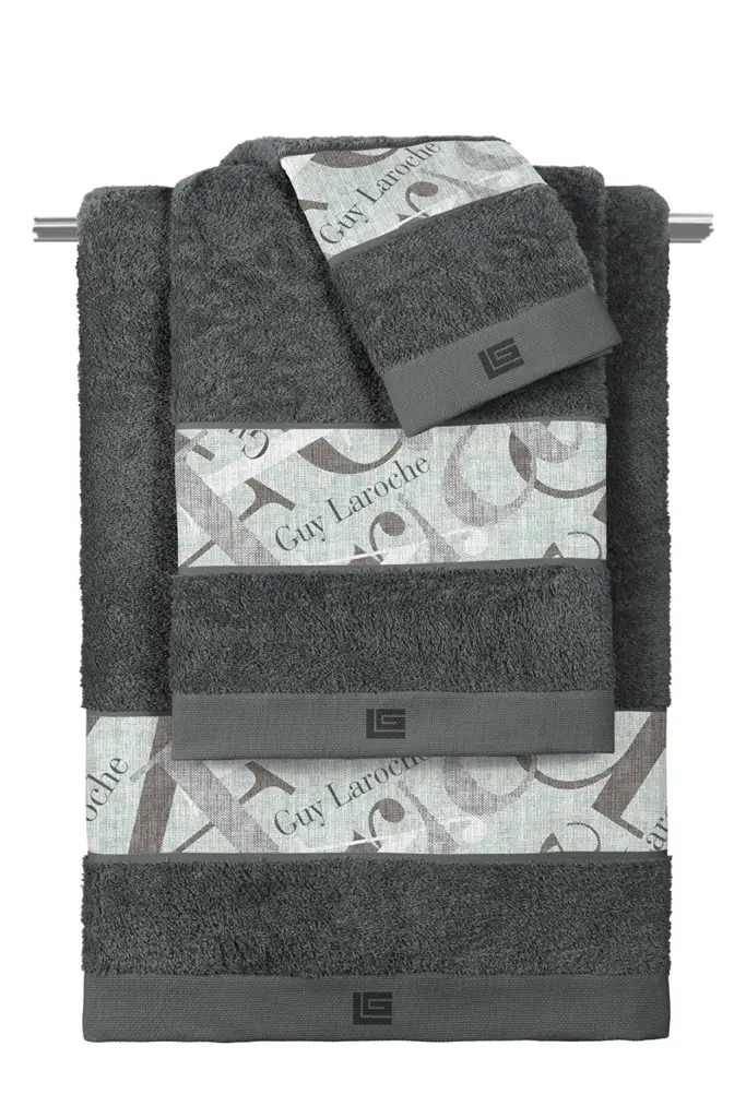 Set Πετσέτες Passport 3τμχ Mint-Anthracite