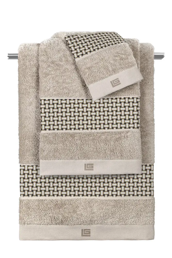 Buddha Cashmere-Natural - Σετ 3τμχ Πετσέτες Μπάνιου