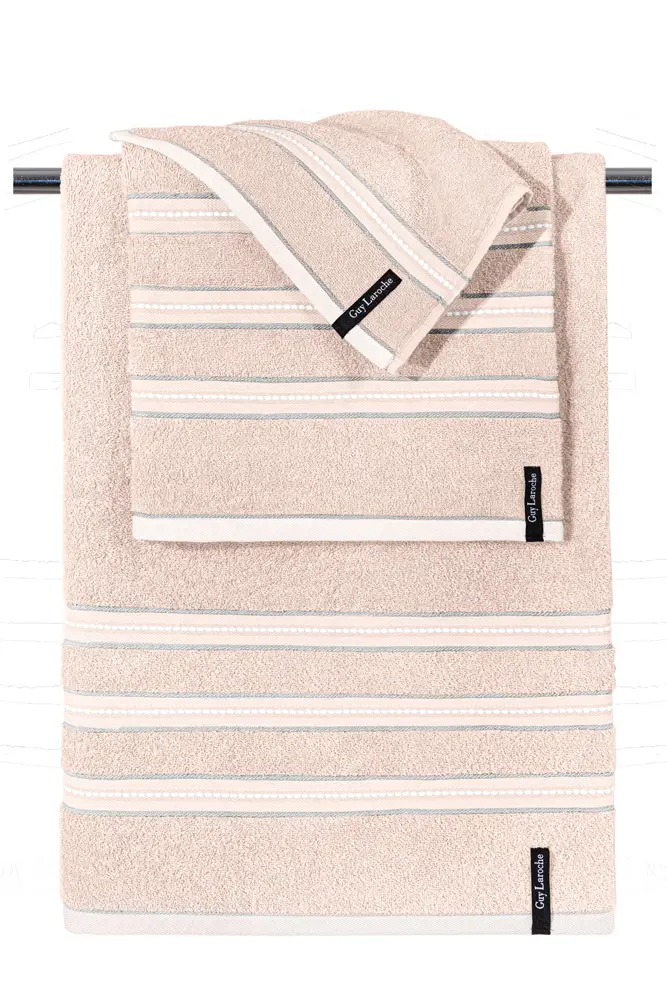 Guy Laroche Paris Trio Pink Σετ 3τμχ Πετσέτες