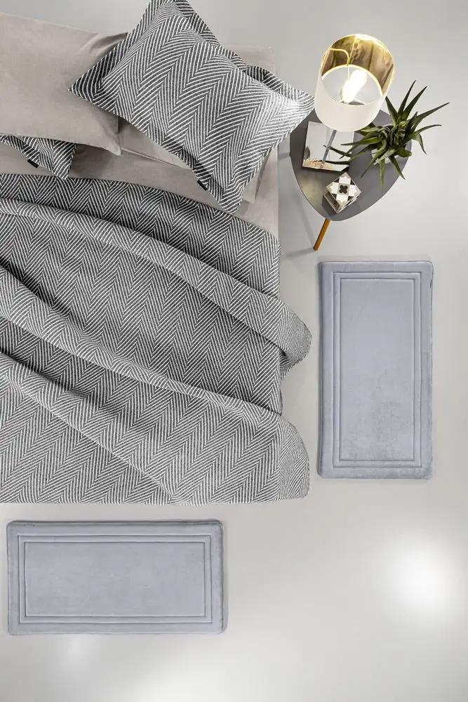 Σετ 2τμχ Χαλί Softy Silver Guy Laroche Paris
