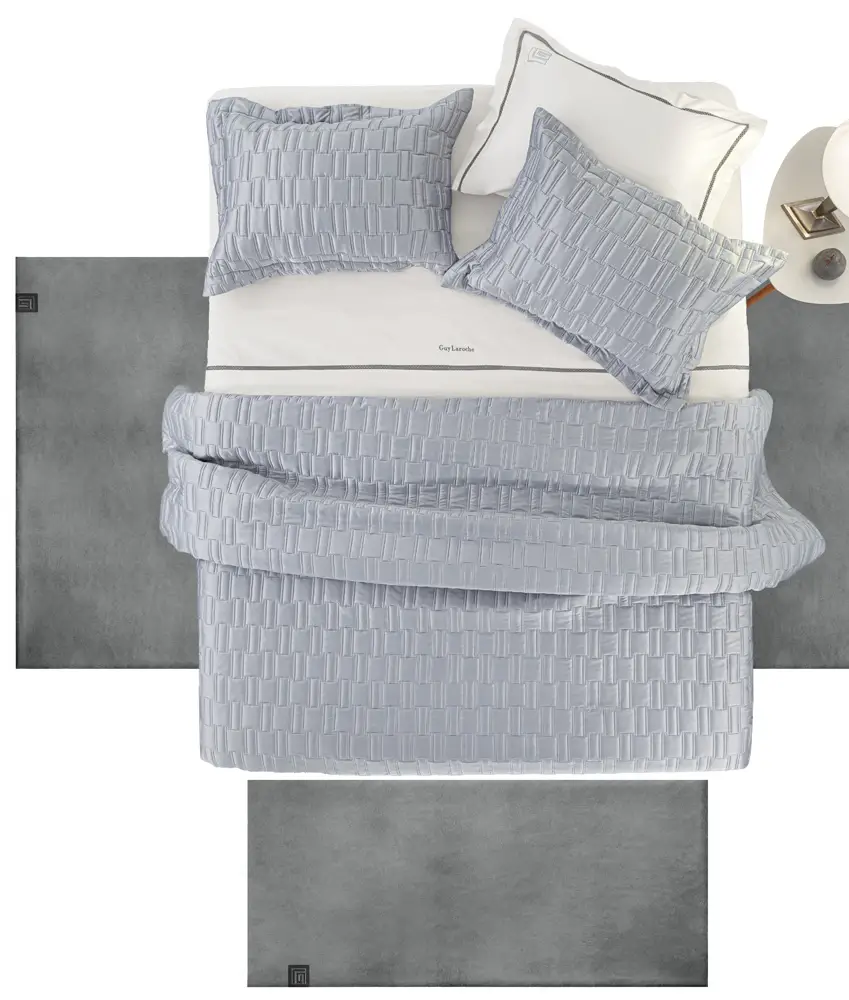 Σετ 3τμχ Χαλάκια Alpaca Anthracite - Guy Laroche Paris