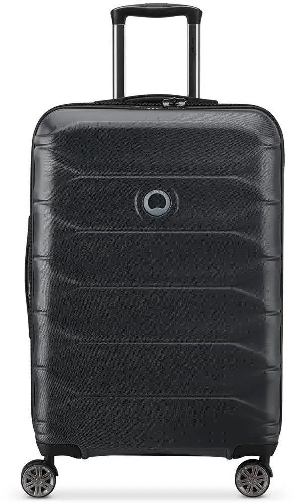 Delsey Meteor Exp 68 Spinner Suitcase - Black