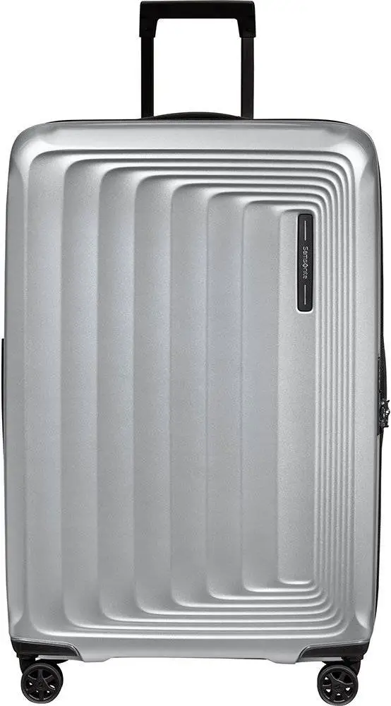 Samsonite Nuon Spinner Exp 75/28 Suitcase - Matt Silver