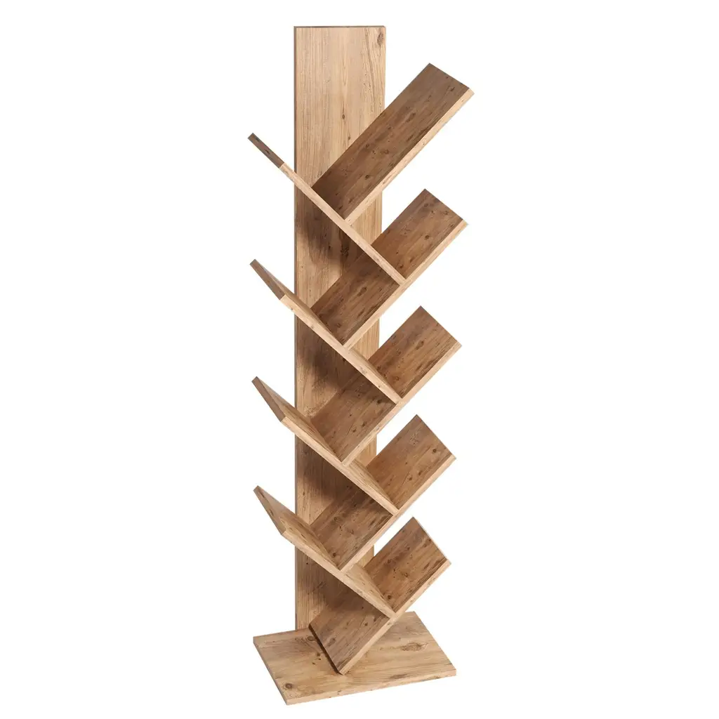 ArteLibre AZIZI - Βιβλιοθήκη, Δρυς 35x19.5x130cm