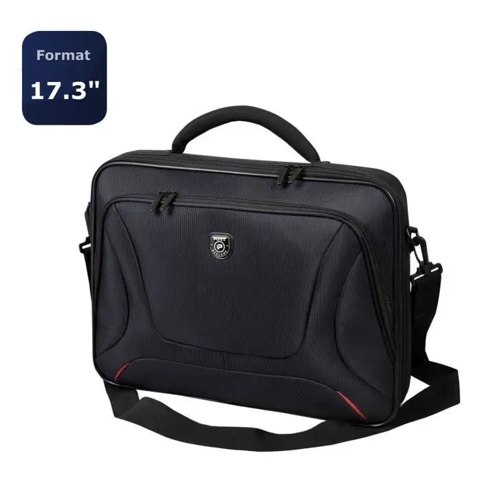 Courchevel Clamshell 15,6 Τσάντα Laptop - Μαύρη