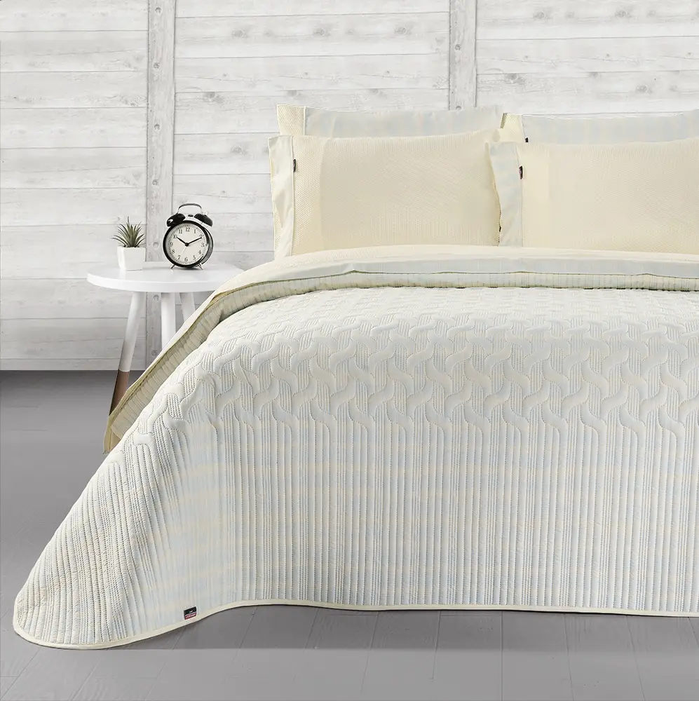 Σετ Κουβερλί + Σεντόνι Civil Blue - 1+1 230x250εκ.