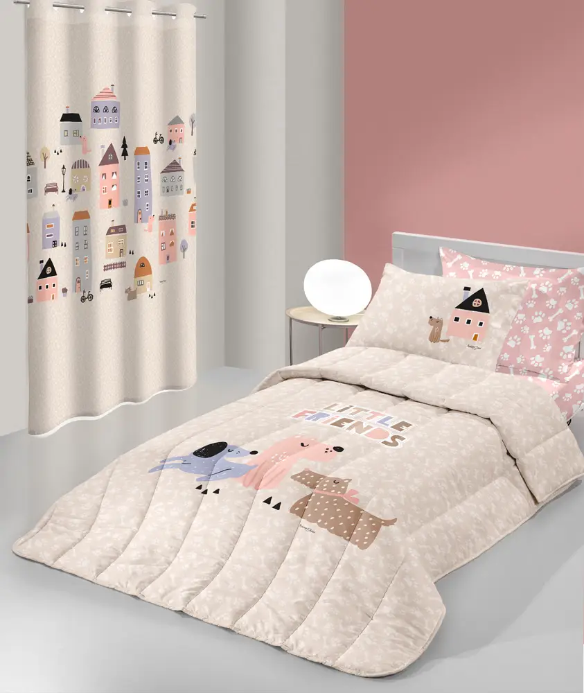 Παιδικό Πάπλωμα Puppy Pink - 160x220
