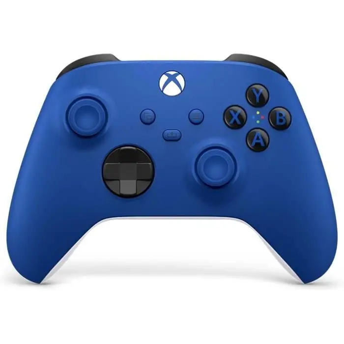 Manette sans Fil Xbox - Shock Blue pour Xbox Series X, Xbox Series S, Xbox One, Windows 10 & 11, Android et iOS