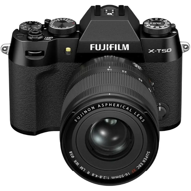 Fujifilm X-T50 Kit Mirrorless Camera XF16-50mmF2.8-4.8 R LM WR - Black