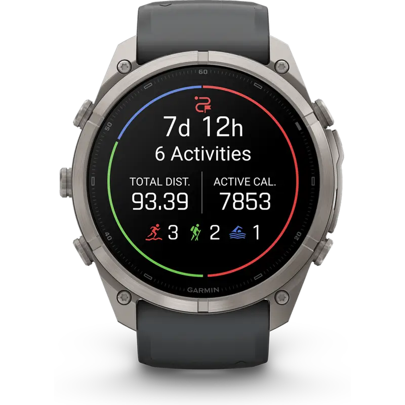 Garmin Fenix 9 Pro Smartwatch 51mm - Titanium/Graphite/Black