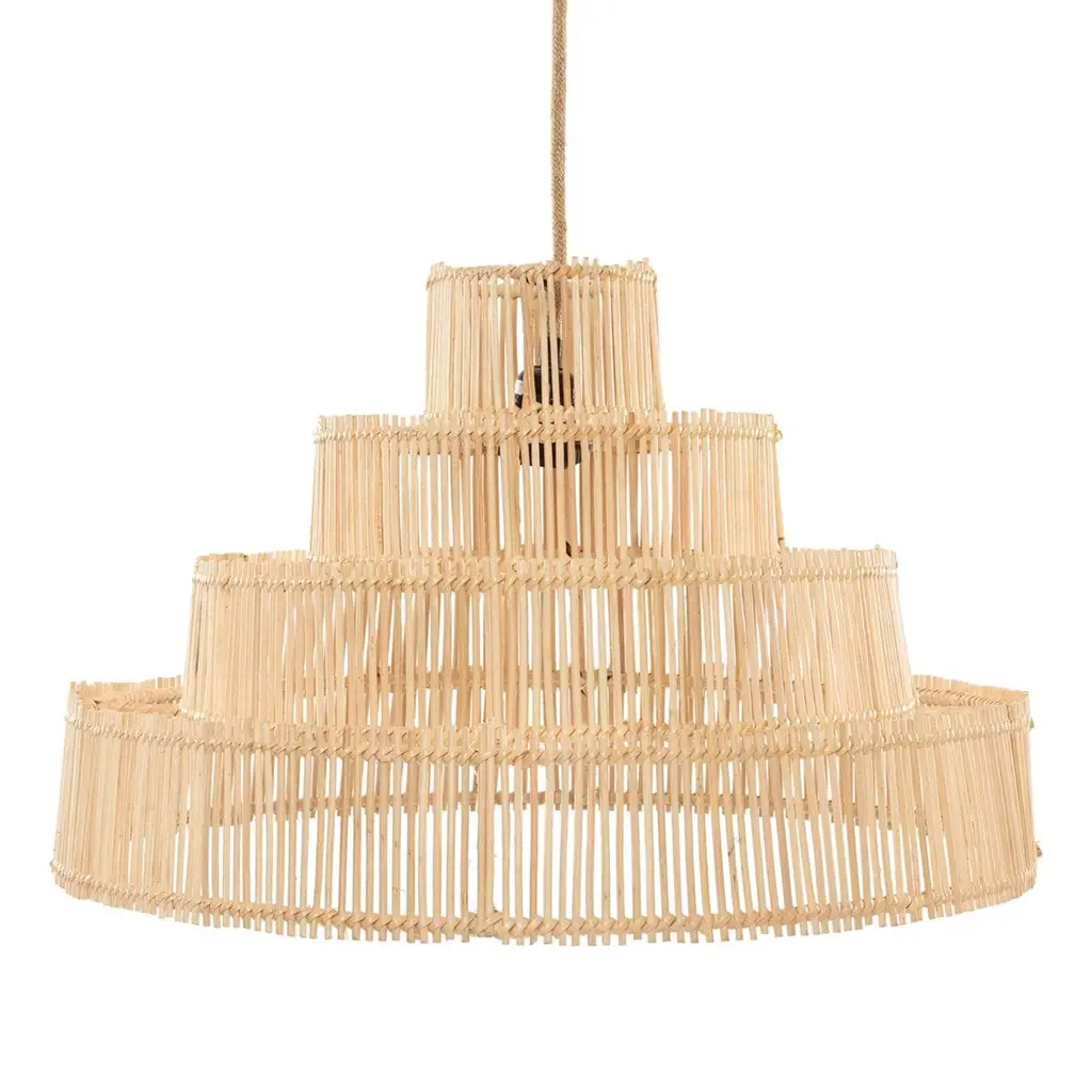 The Wedding Cake Pendant M - Φυσικό Ρατάν Κρεμαστό Φωτιστικό