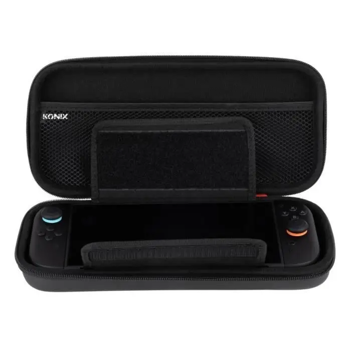 Θήκη προστασίας και μεταφοράς - KONIX - Nintendo Switch 2 - 8 Θήκες Παιχνιδιών - Μαύρο