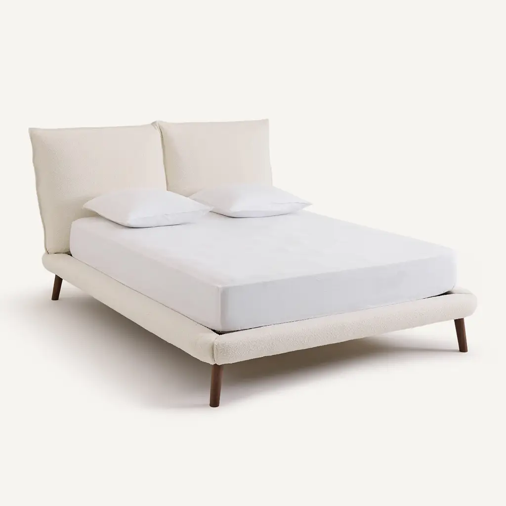 Aurore Bouclé Double Bed 177x230cm