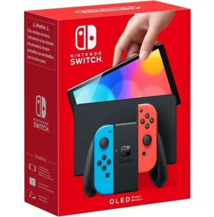 Κονσόλα Nintendo Nintendo Switch (Modèle OLED) με χειριστήρια Joy-Con Μπλε Νέον/Κόκκινο Νέον