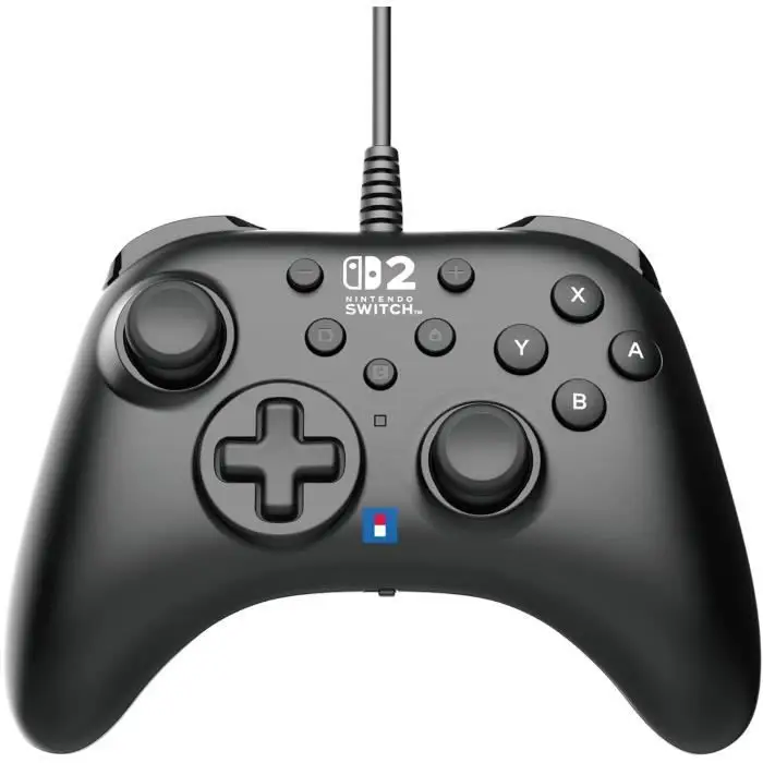 HORI ενσύρματο χειριστήριο HORIPAD Turbo (μαύρο) για Nintendo Switch 2 – με επίσημη άδεια Nintendo