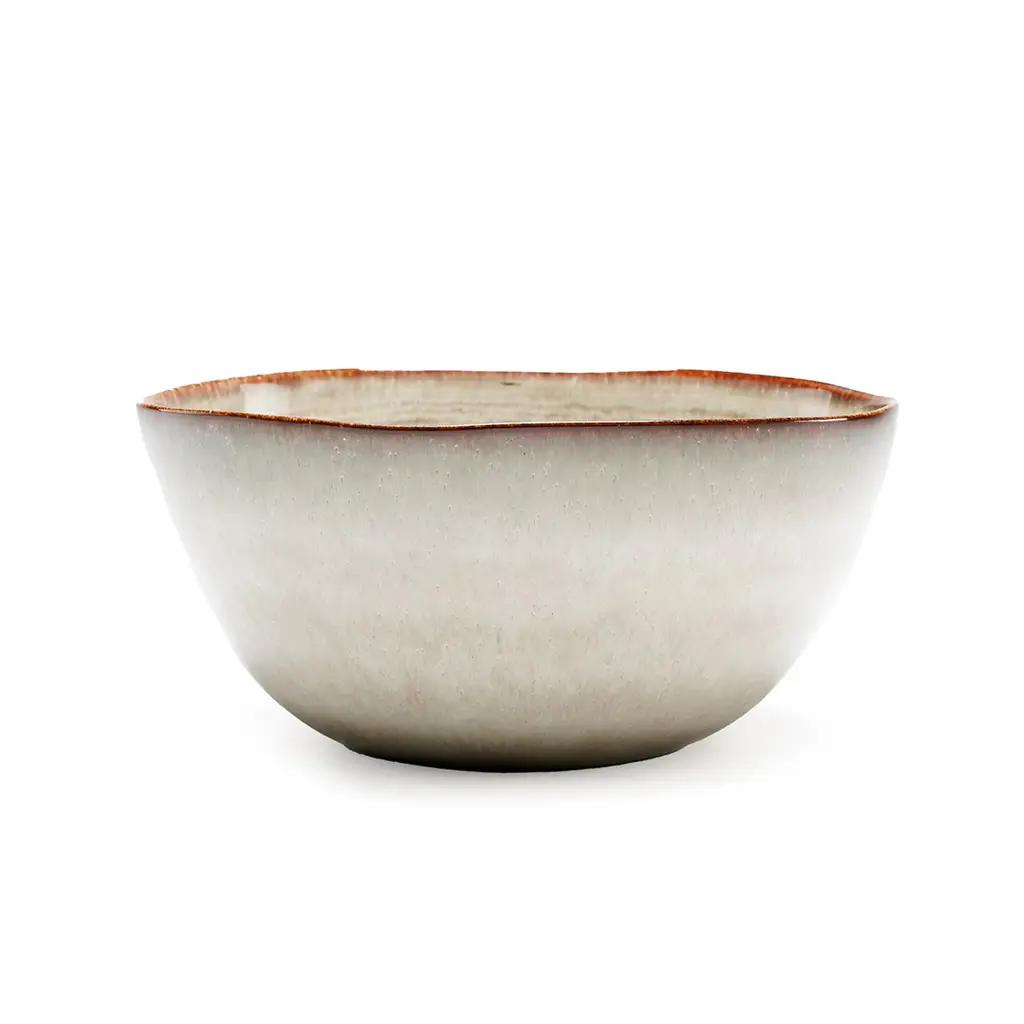 Μπωλ σερβιρίσματος Comporta - Crackle Glaze - 26 x 26 x 12 cm
