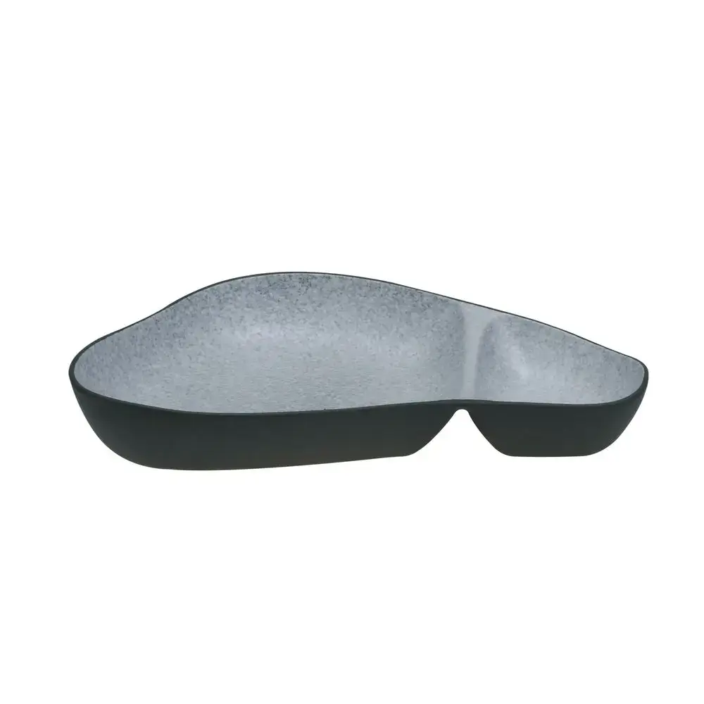 HFA ξηροκαρπιέρα πορσελάνης Granite 2 θέσεων γκρι 29x20,7x4,2cm