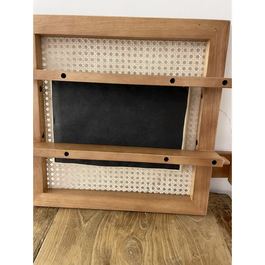 Καρέκλα Pierre Jeanneret Τραπεζαρίας - Clear Oak + Ρατάν, Συμπαγές Ξύλο Φτελιάς