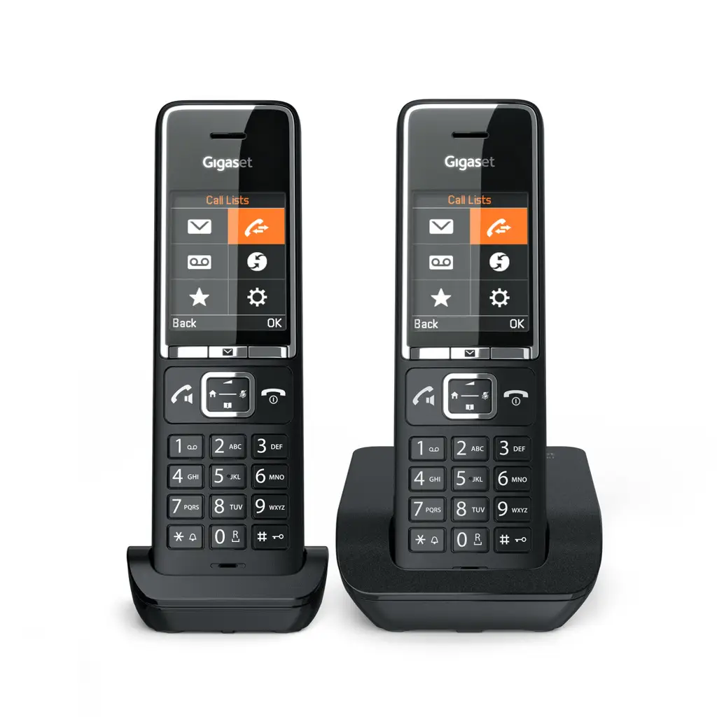 GIGASET ΑΣΥΡΜΑΤΟ ΤΗΛΕΦΩΝΟ COMFORT 550 DUO BLACK CHROME (L36852-H3001-D204)
