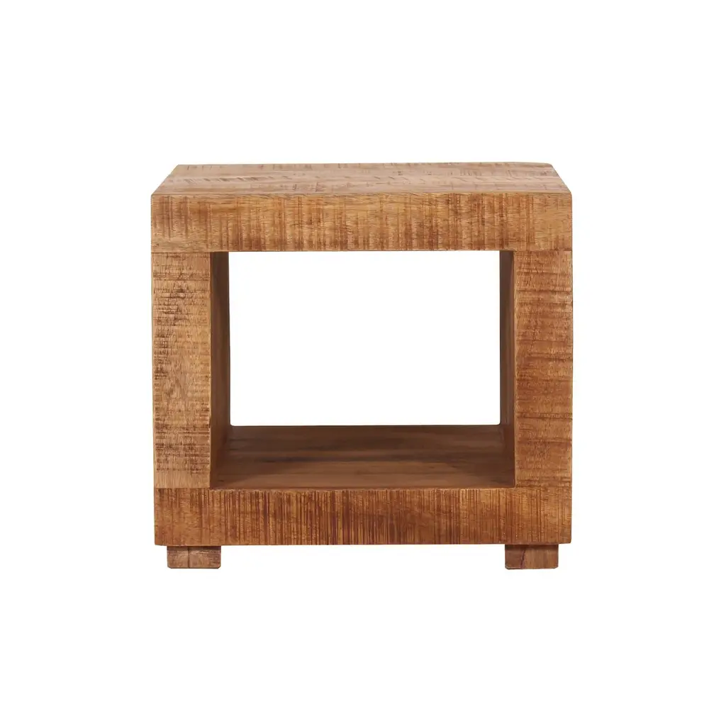 Τραπεζάκι Σαλονιού - 50x50x45 cm Ξύλο Μάνγκο