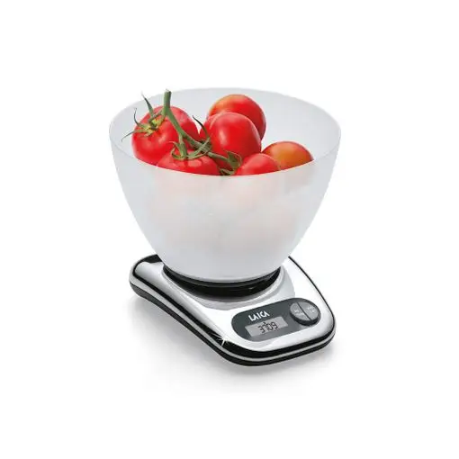 LAICA ζυγαριά κουζίνας ψηφιακή με μπολ ασημί 5KG MAX BX9240