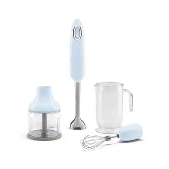 SMEG μπλέντερ χειρός με αξεσουάρ 50´STYLE μπλε παστέλ HBF03PBEU