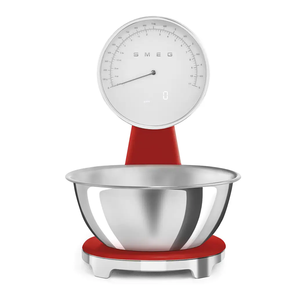 SMEG KSF01RDWW Ζυγαριά Κουζίνας - Κόκκινη