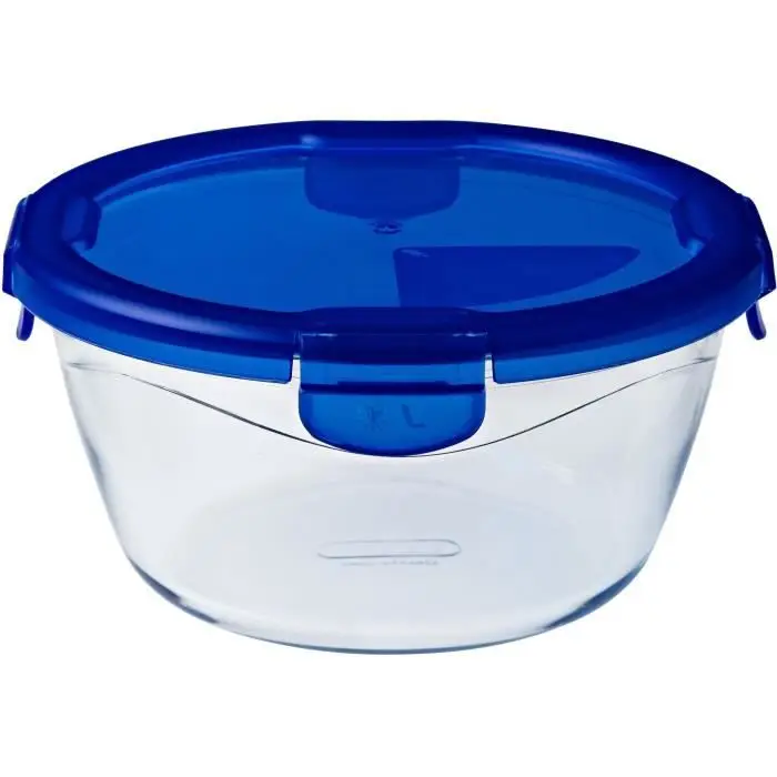 Pyrex Cook & go Στρογγυλό γυάλινο δοχείο με αεροστεγές και στεγανό καπάκι Ø 20 cm