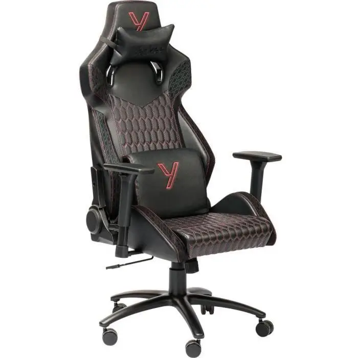 Καρέκλα Gaming GHOST YGC 110RD - YENKEE - Κλίση 155° - Μαύρο