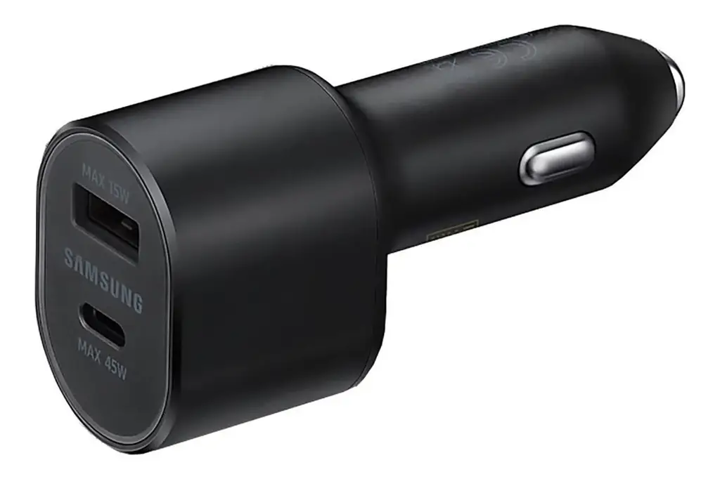 SAMSUNG φορτιστής αυτοκινήτου DUAL γρήγορης φόρτισης USB-C 45W + USB 15W μαύρο EP-L5300XB