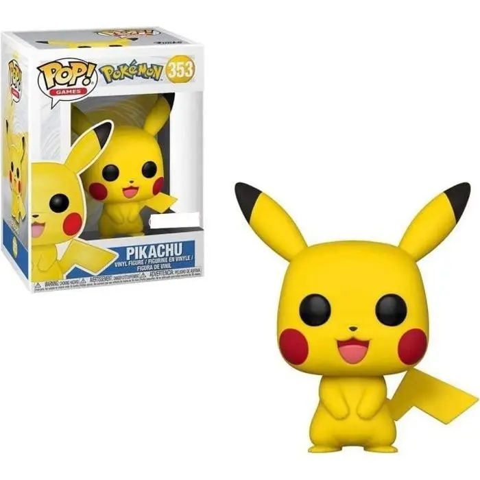 Funko Pop Games: Pokemon Pikachu Συλλεκτική φιγούρα βινυλίου - Ύψος 9,5 cm