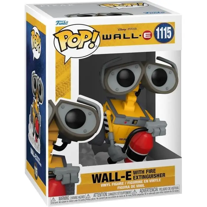Funko Pop! Disney Wall-E - Συλλεκτική φιγούρα βινυλίου με πυροσβεστήρα