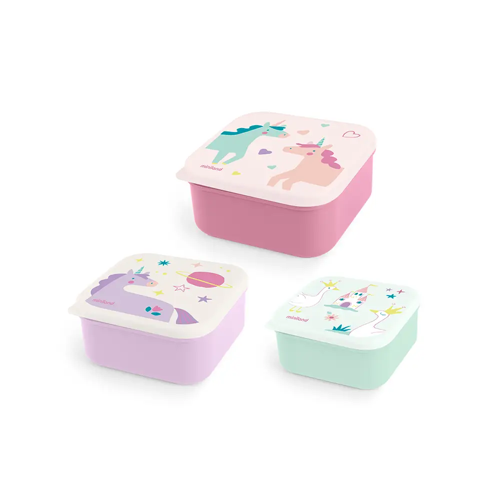 ML89646 Σετ 3 Δοχείων Φαγητού Snack Box Fantasy