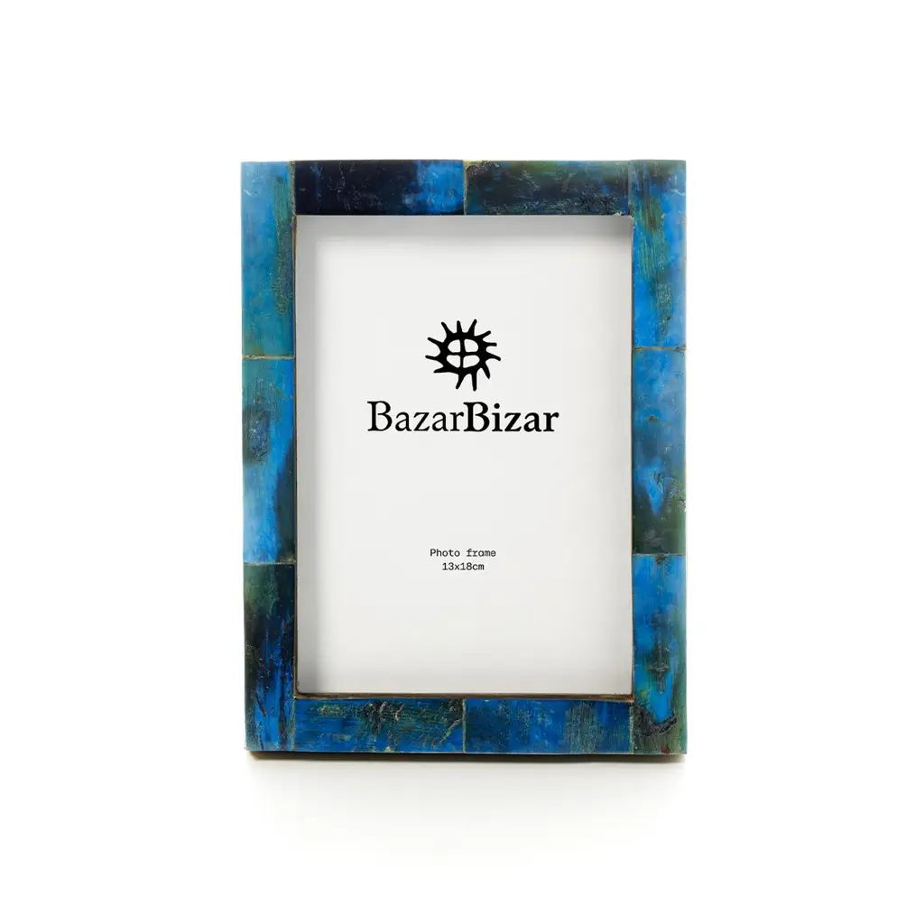 Azure Patchwork Κορνίζα - Τιρκουάζ - 13x18