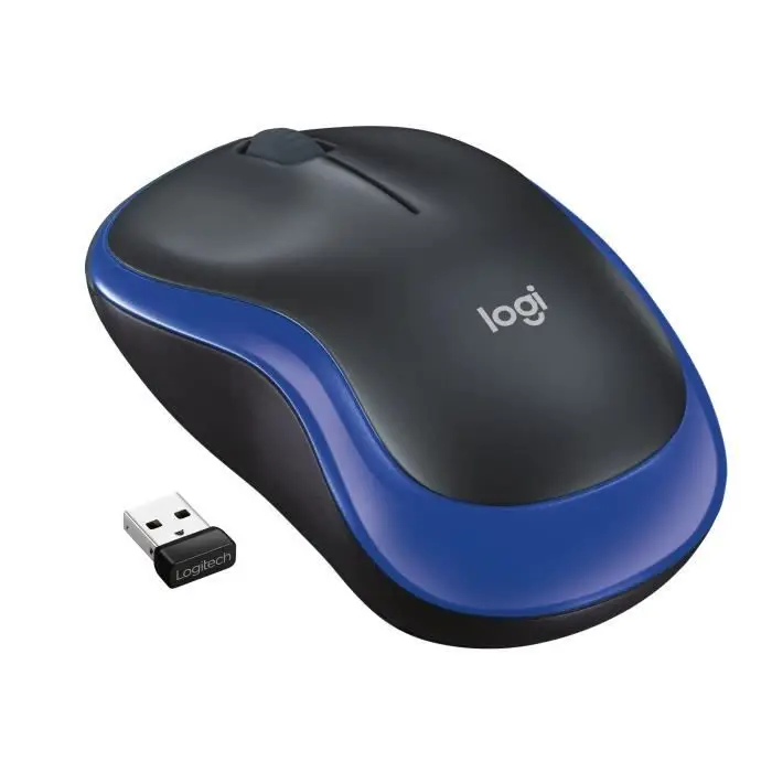 Logitech ασύρματο οπτικό ποντίκι - M185 Blue