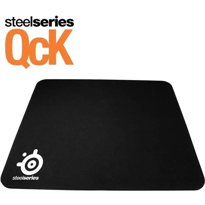 SteelSeries QcK - υφασμάτινο mousepad παιχνιδιού - αποκλειστική μικρο-υφασμένη επιφάνεια - βελτιστοποιημένο για αισθητήρες παιχνιδιού - μέγεθος M (320mm x 270mm x 2mm)