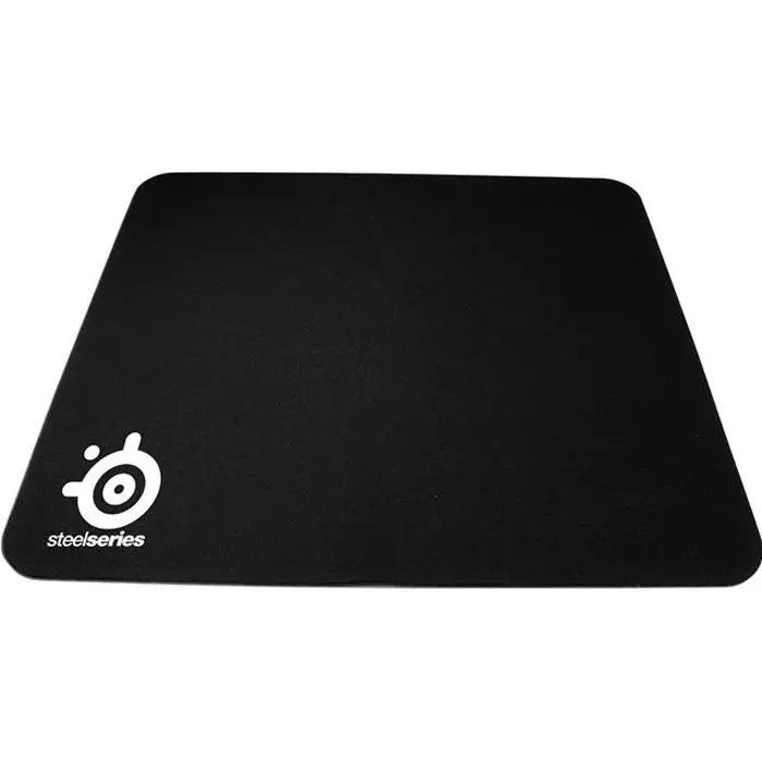 SteelSeries QcK+ - Gaming mousepad - Αντιολισθητική υφασμάτινη βάση με λαστιχένια υποστήριξη Μαύρο (450 mm x 400 mm x 2 mm) | Μεγάλο