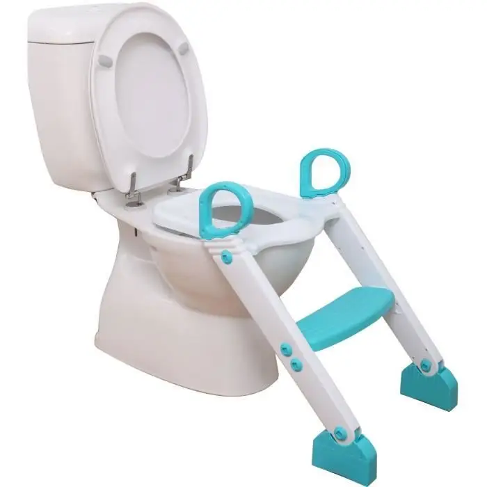 Dreambaby Aqua-Model G6015 Ρυθμιζόμενο Χαλάκι Τουαλέτας - 2 Επίπεδα, Aqua/Λευκό