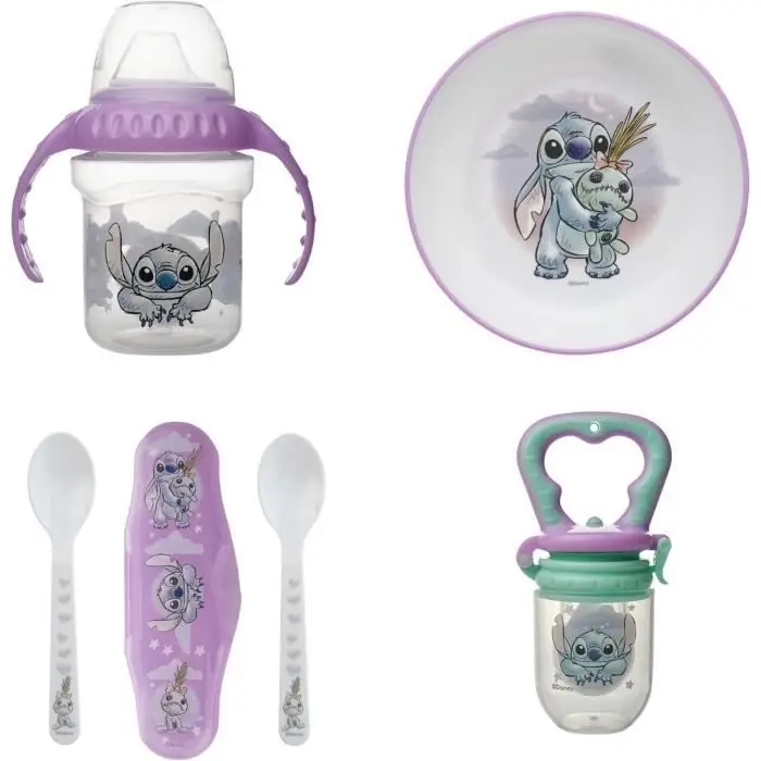 Disney Baby Lilo & Stitch - Σετ Γεύματος 1ου Σταδίου 10+ Μηνών, 360 ml