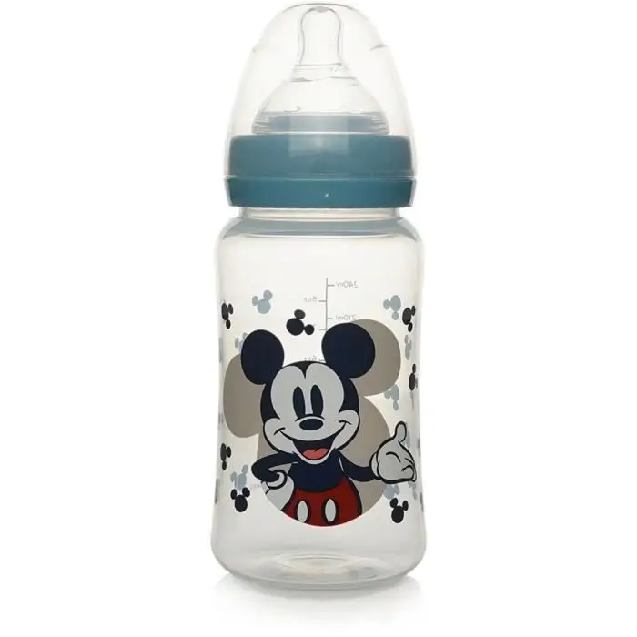 Μπιμπερό THERMOBABY MICKEY - Φαρδύς λαιμός - 240 ml