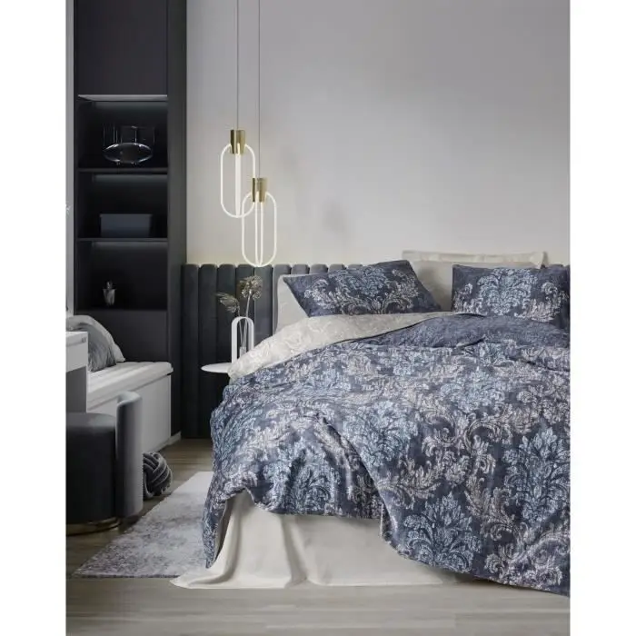 Σετ κλινοσκεπασμάτων - 1 παπλωματοθήκη 220 x 240 cm + 2 μαξιλαροθήκες 60 x 60 cm - 100% βαμβακερό σατέν - Μπεζ